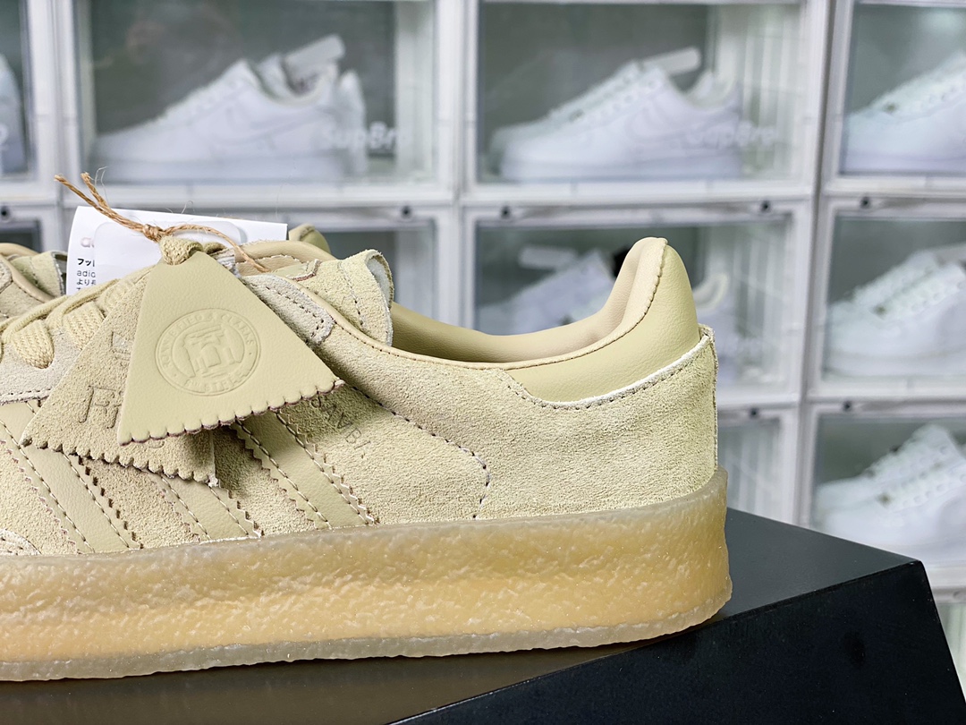 KITH x Clarks x 【Adidas】 Originals 8th Street Samba ”Savannah” Samba Sneakers ”Desert Yellow Rubber Sole” ID7298