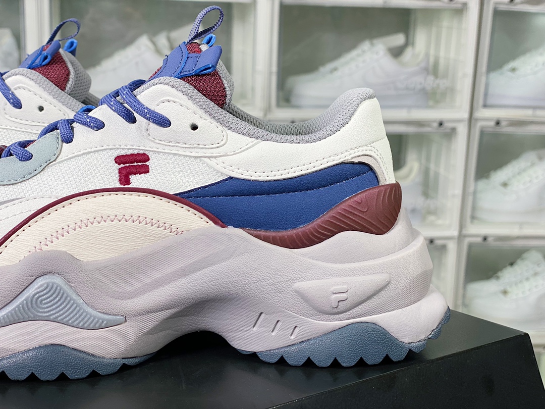 200 FILA FUSION COLLINA 科利纳系列山丘低帮轻便板鞋“白蓝红”F12W312117FMA