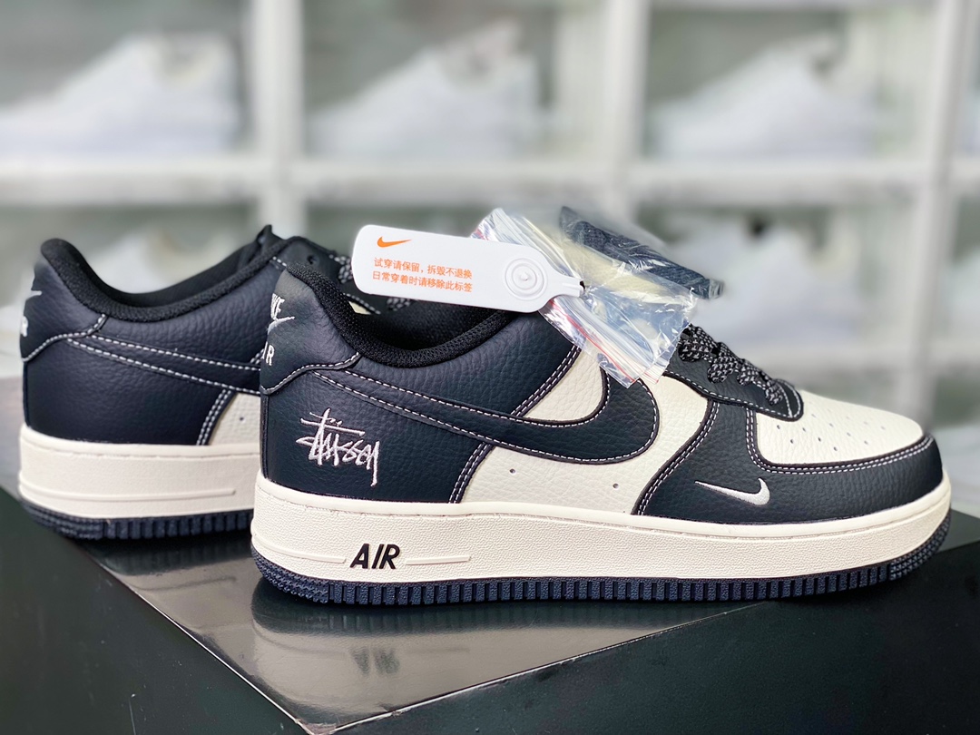 240 Air Force 1′07”Black/Beige”空军一号经典低帮百搭休闲运动板鞋 AE1686-001