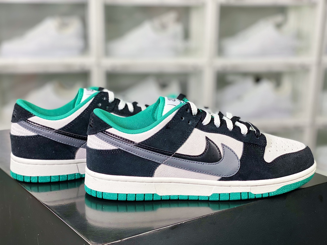 220  SB Dunk Low SE”85 Double Swoosh/Black/Grey/Dark”扣篮板鞋“拼色黑灰深灰双钩”DO9457-133