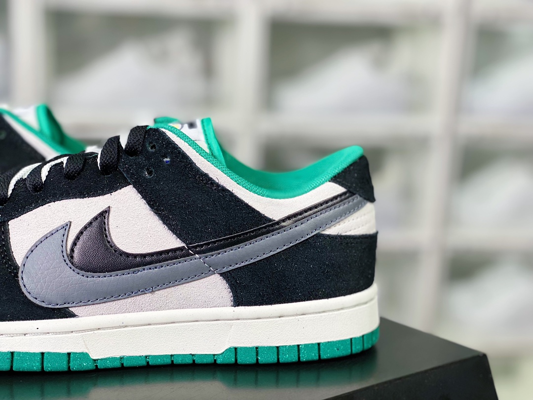 220  SB Dunk Low SE”85 Double Swoosh/Black/Grey/Dark”扣篮板鞋“拼色黑灰深灰双钩”DO9457-133