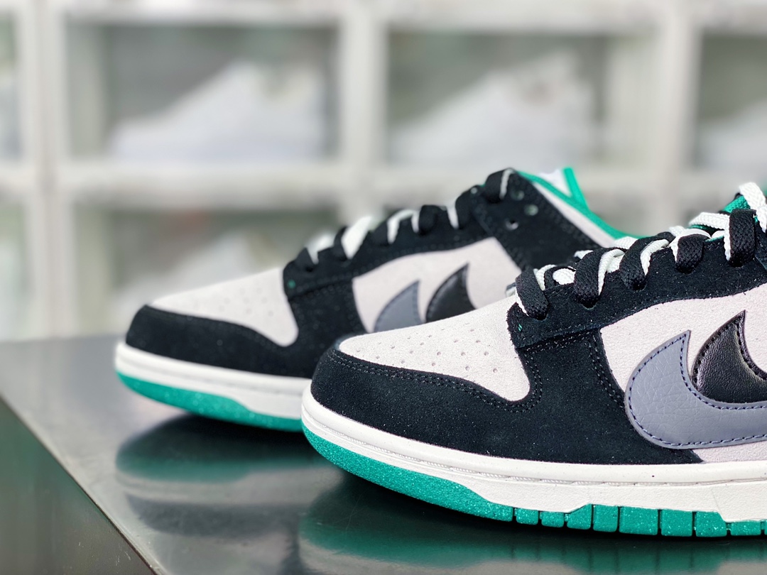 220  SB Dunk Low SE”85 Double Swoosh/Black/Grey/Dark”扣篮板鞋“拼色黑灰深灰双钩”DO9457-133