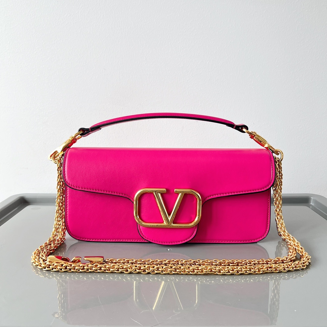 VALENTINOMINILOCÒ小牛皮-VLogoSignature-配可拆卸提手和可拆卸滑动式链条可
