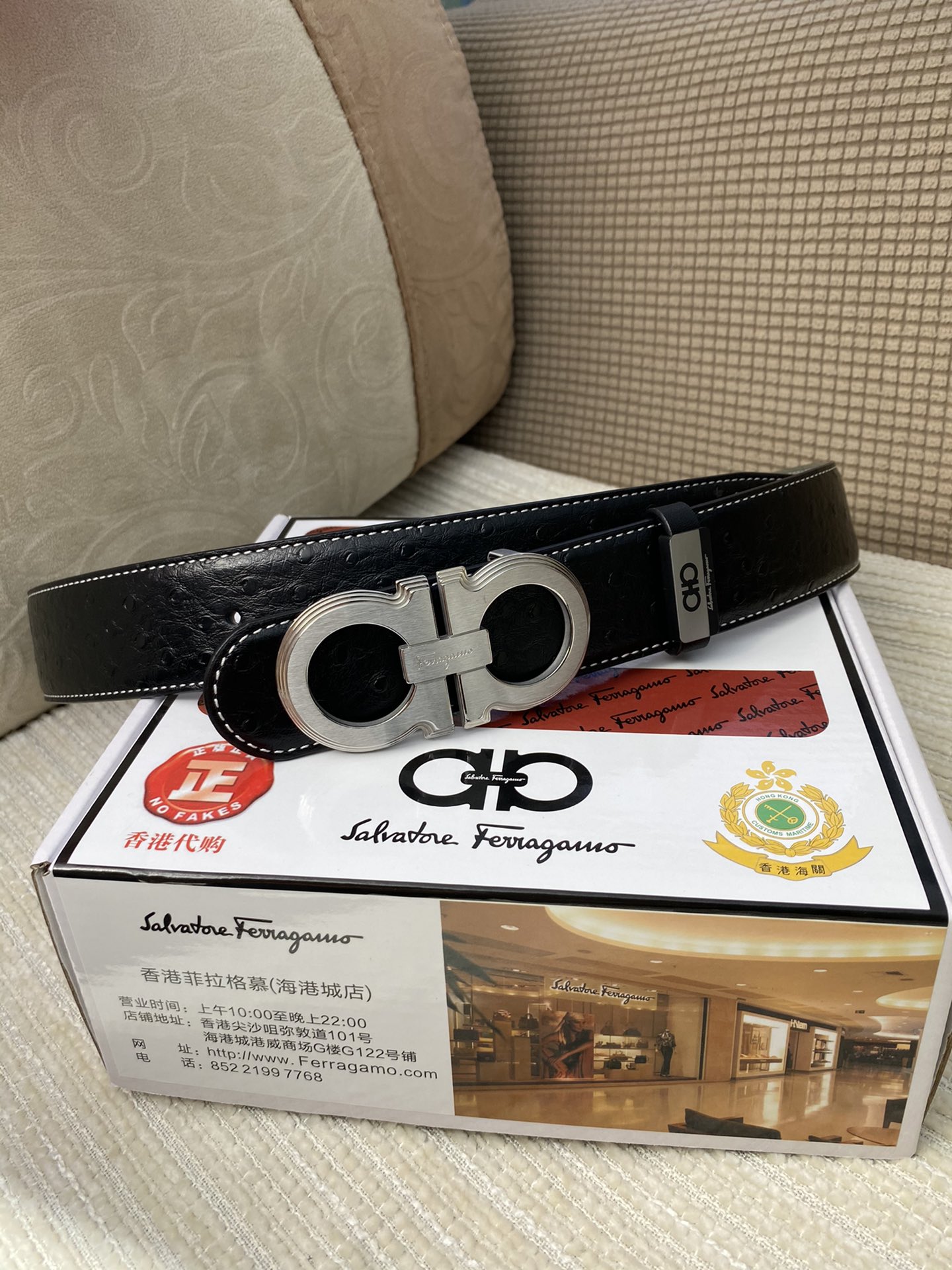 品名菲拉格幕原单皮带材质原单牛皮腰带
