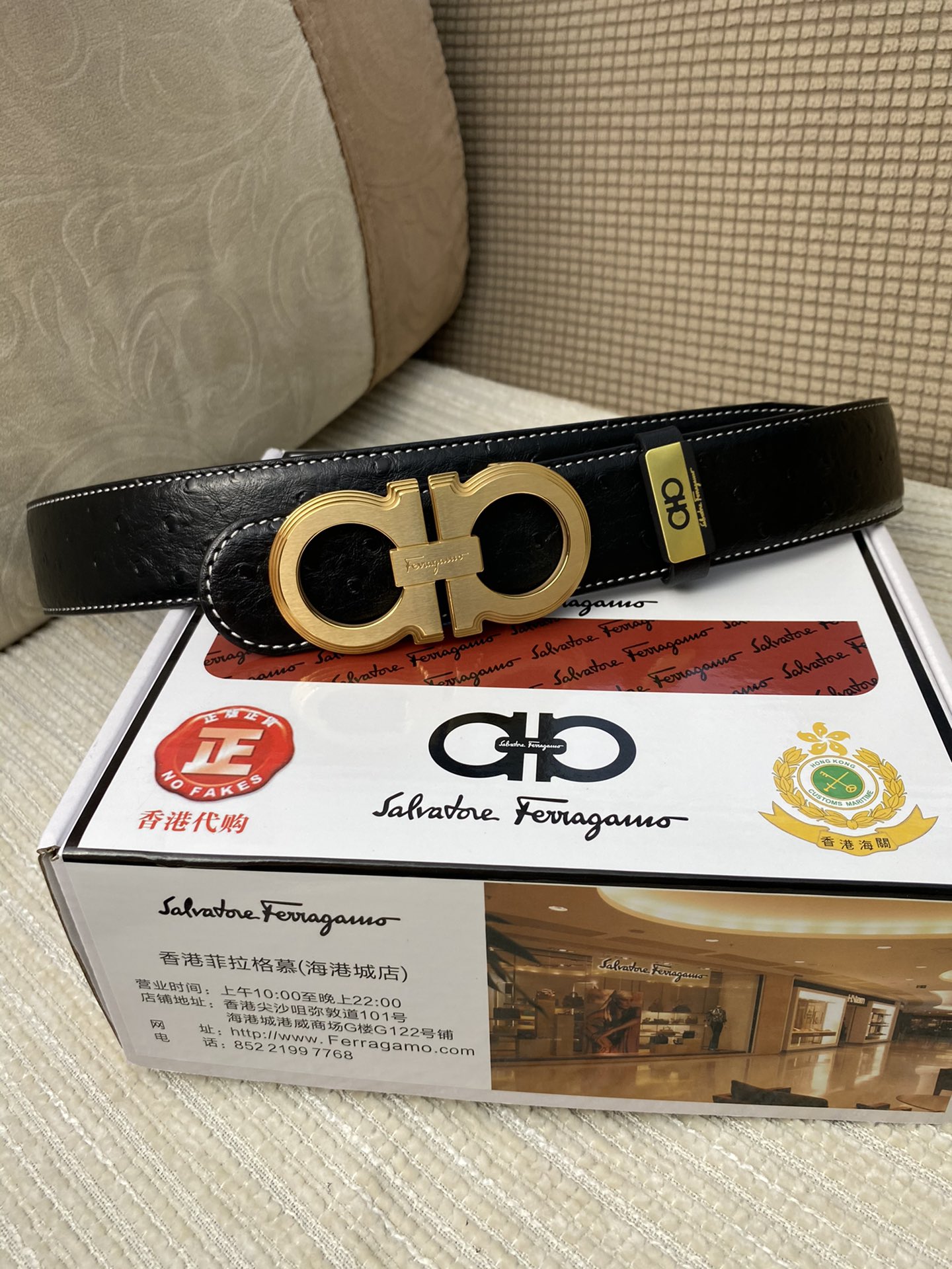 品名菲拉格幕原单皮带材质原单牛皮腰带