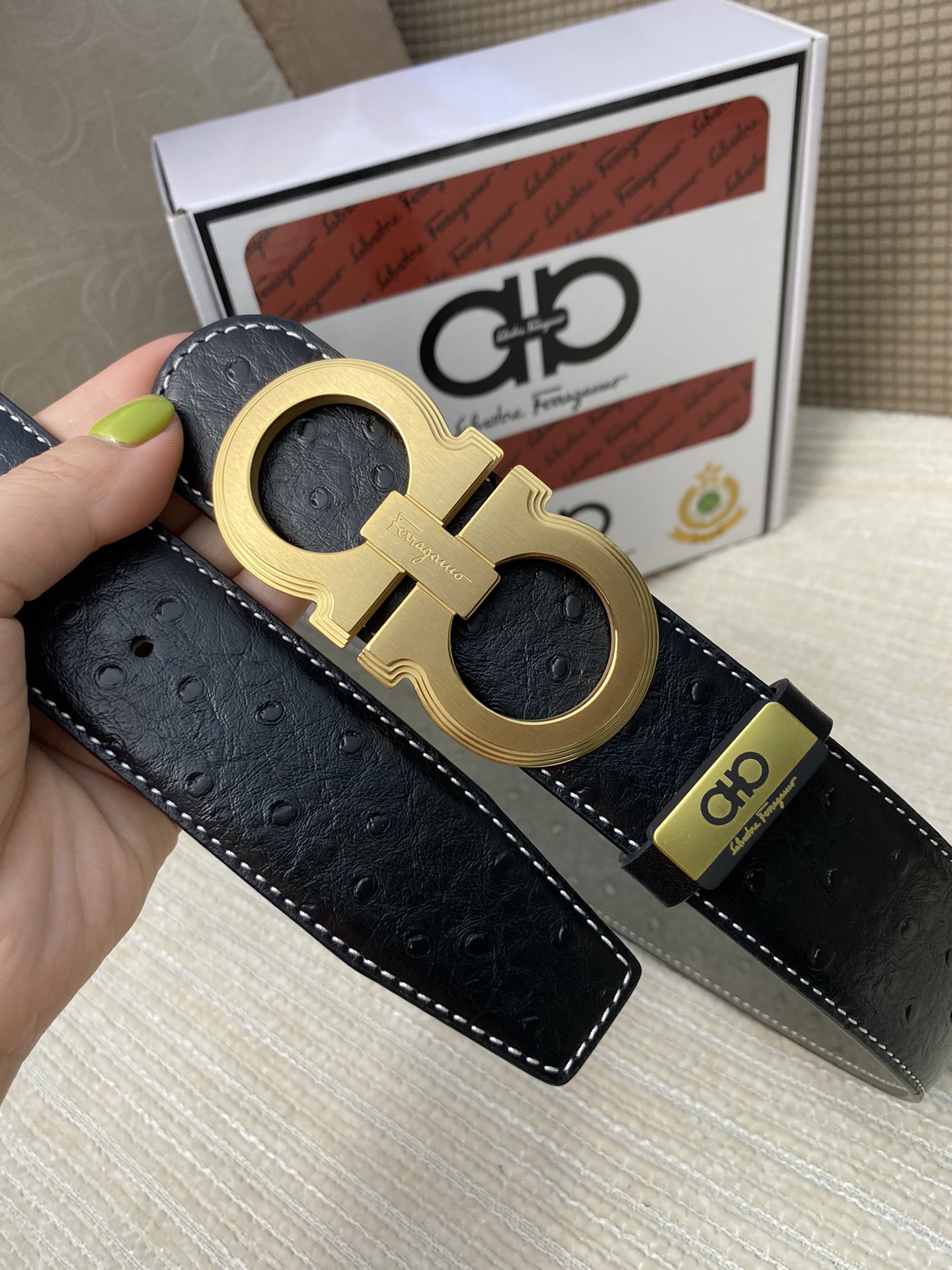 品名菲拉格幕原单皮带材质原单牛皮腰带