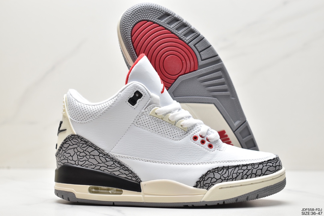 125 耐克Nike Air Jordan 3 RetroDesert Cement”迈克尔·乔丹AJ3代中帮篮球鞋 DN3707-100