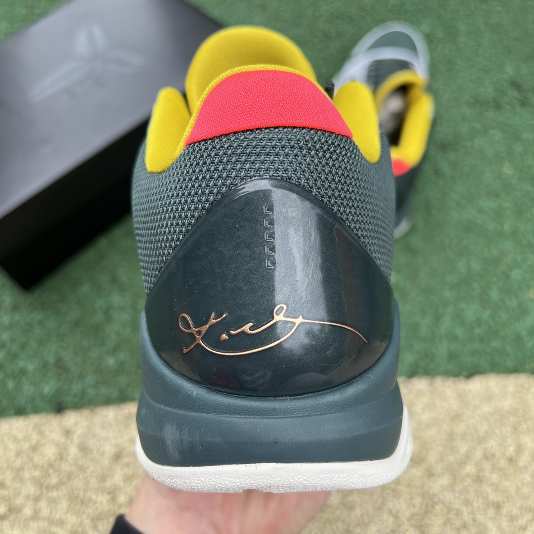 科比5灰绿尺码40-48.5s2纯原版️最强实战鞋NikeZoomKobe5EYBL青年精英ZK5灰绿科