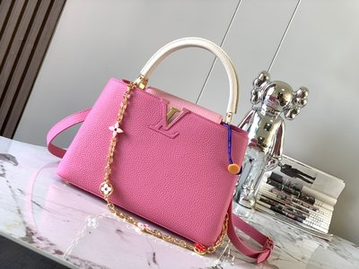 Louis Vuitton LV Capucines Replicas Bags Handbags Replica Every Designer Polishing Fall Collection Chains M20708