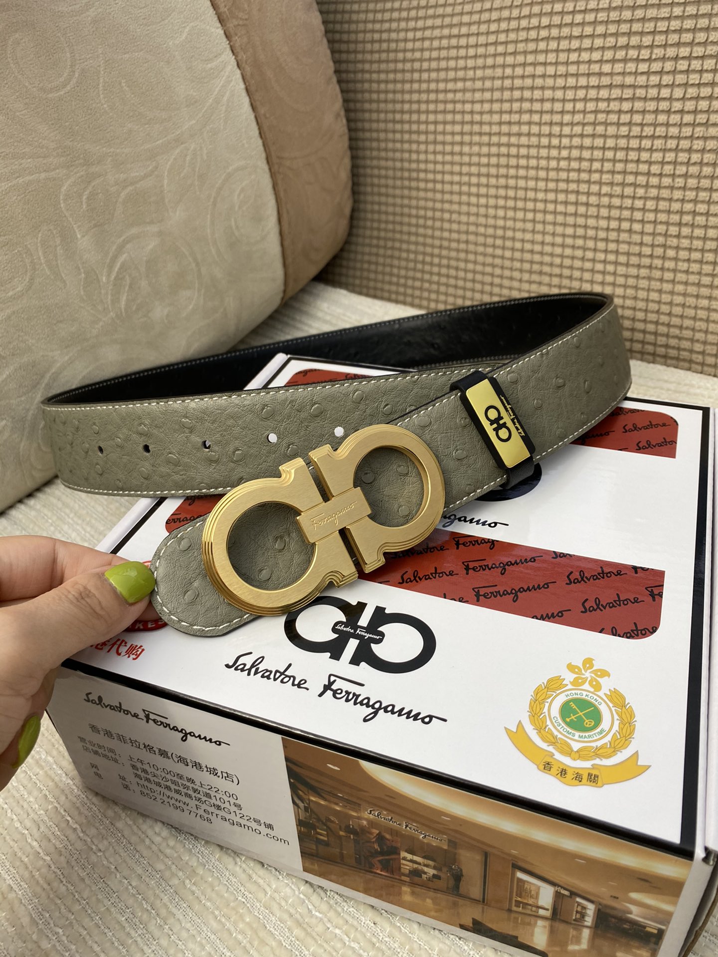 品名菲拉格幕原单皮带材质原单牛皮腰带