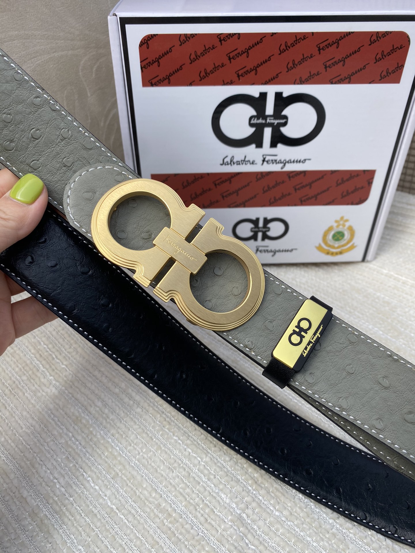 品名菲拉格幕原单皮带材质原单牛皮腰带