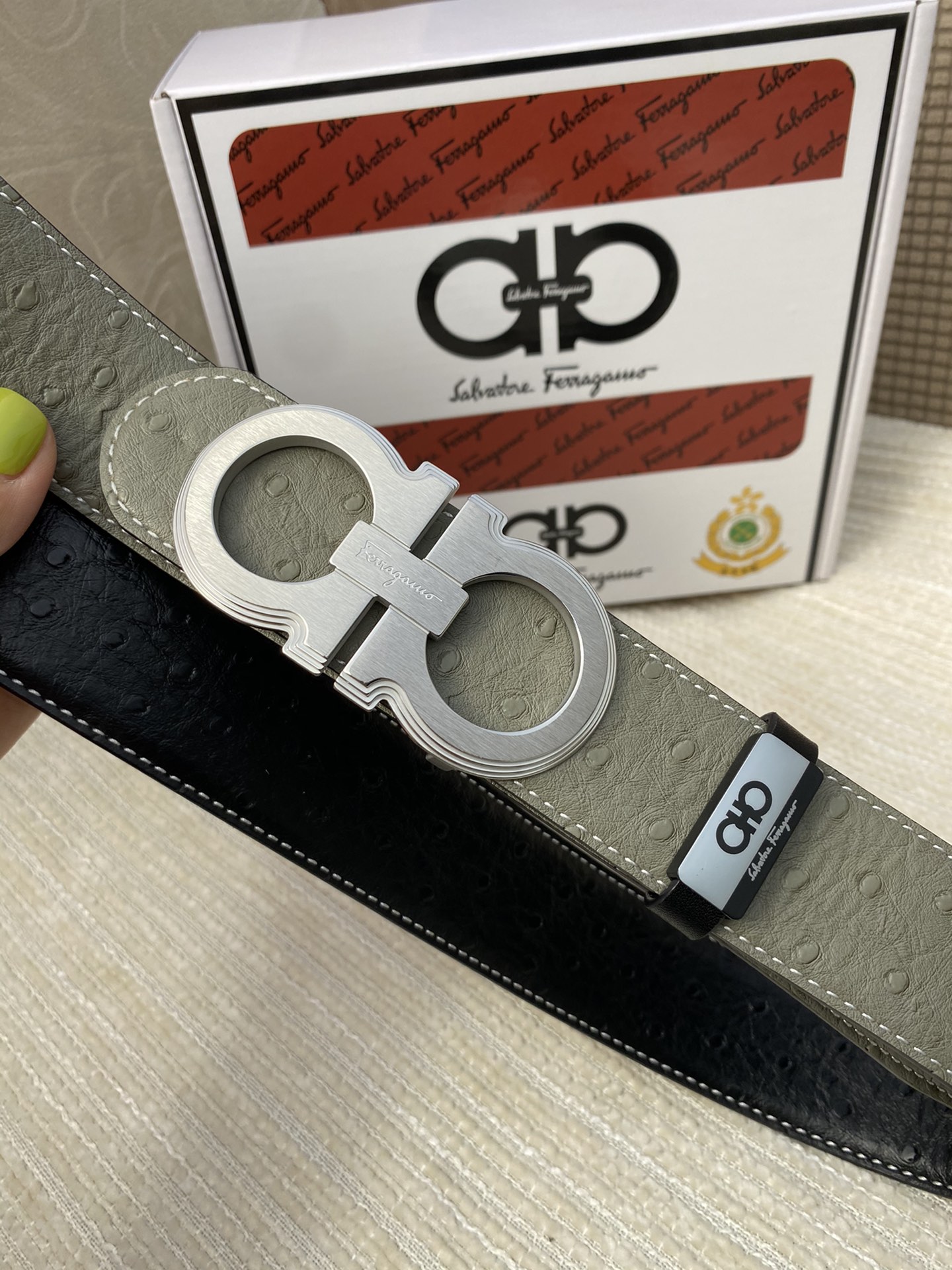 品名菲拉格幕原单皮带材质原单牛皮腰带