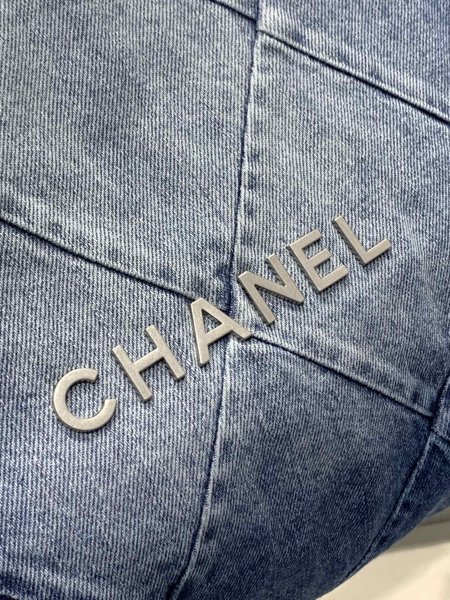法国高端定制品Chane1AS3260#Chane123p牛仔垃圾购物袋！仔双肩包也挺惊喜！23c预告的