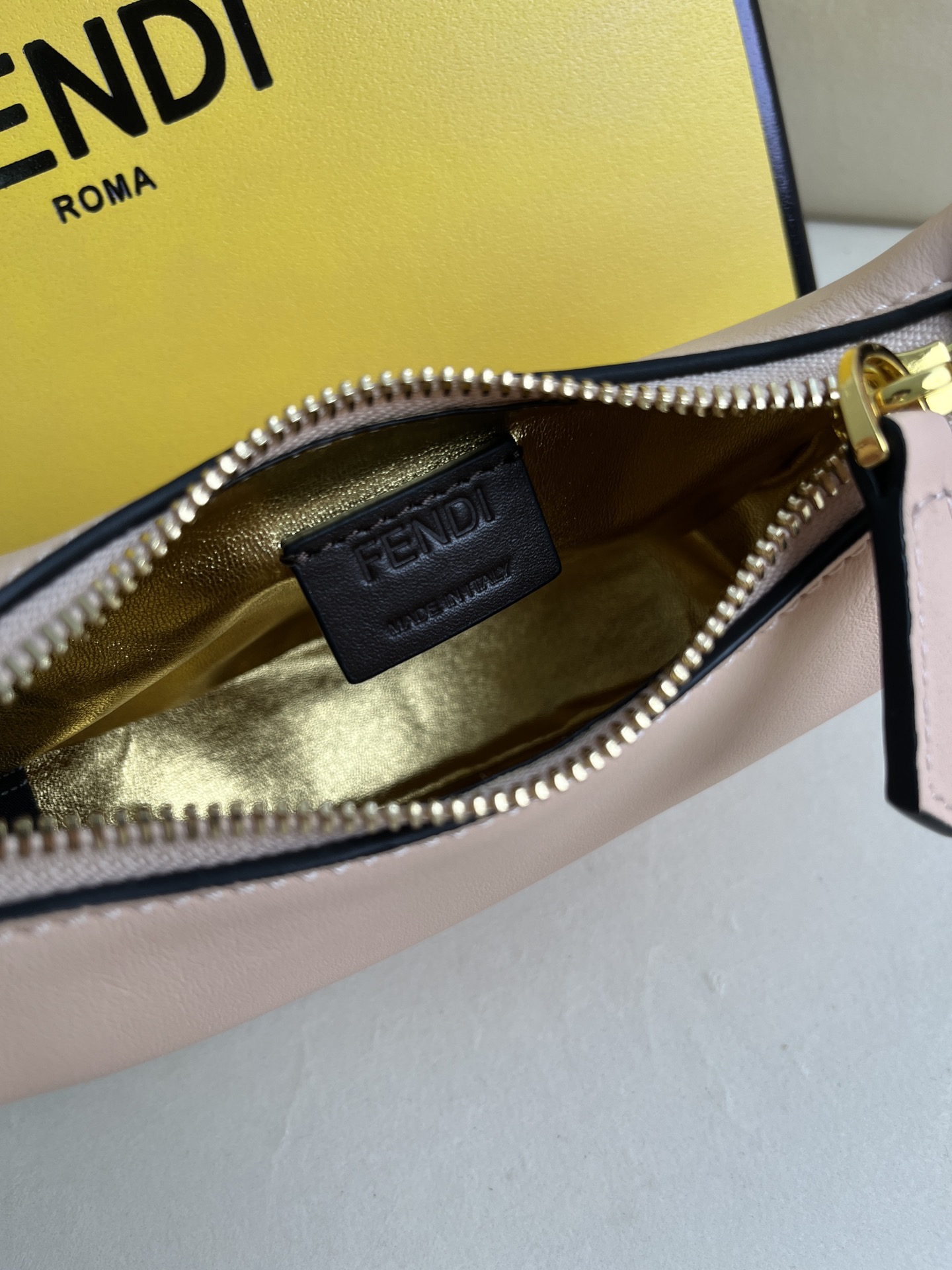 Fendi Fendipraphy Small Pink Leather Shoulder Bag, 16.5x14x5cm 7 i1682929664 4198 6