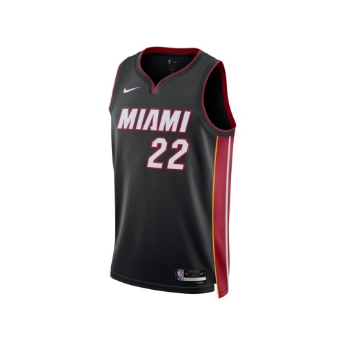 Miami Heat Jimmy Butler Icon Edition SW Jersey - Nike NBA Embroidered