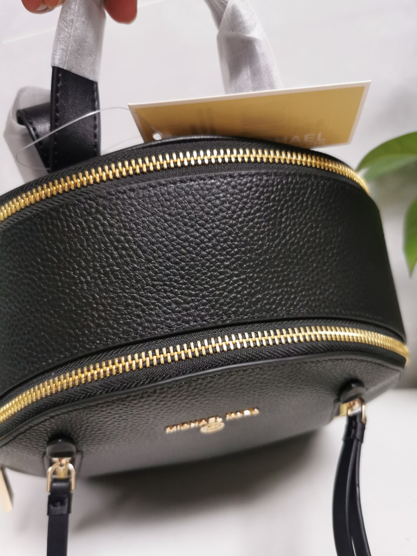 Michael Kors Mk纯原货小字母双肩包拼接女包 RHEA ZIP字母双肩包书包旅行包中号背包