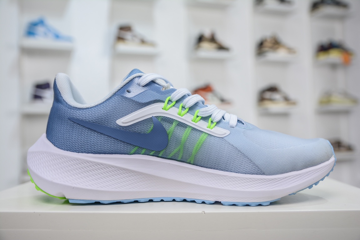 150 耐克Nike Air Zoom Pegasus 39 X"Fog Blue/White/Volt"39代超级飞马涡轮增压马拉松休闲运动慢跑鞋 CW7358-823