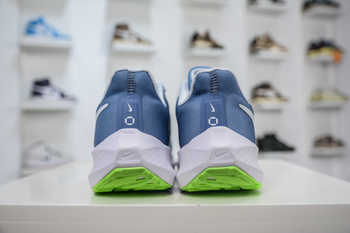 150 耐克Nike Air Zoom Pegasus 39 X"Fog Blue/White/Volt"39代超级飞马涡轮增压马拉松休闲运动慢跑鞋 CW7358-823