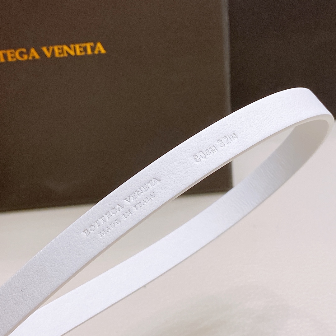 Ms. BV Calfskin Link Belt: Soft Hands, Brass Buckle, Various Sizes. - 图片 3