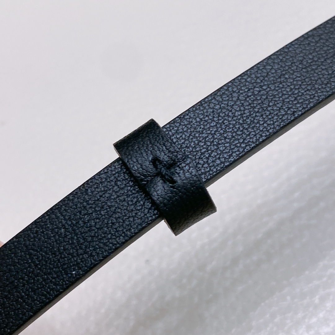 Ms. BV Belt Purchase Guide: Chan Link Double-Sided Calfskin Belt with Brass Buckle - 图片 2