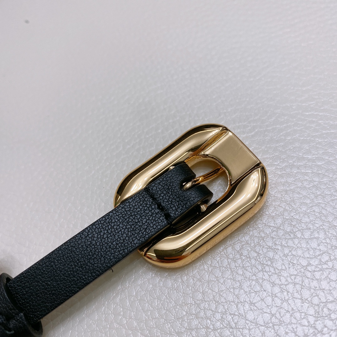 Ms. BV Belt Purchase Guide: Chan Link Double-Sided Calfskin Belt with Brass Buckle - 图片 4