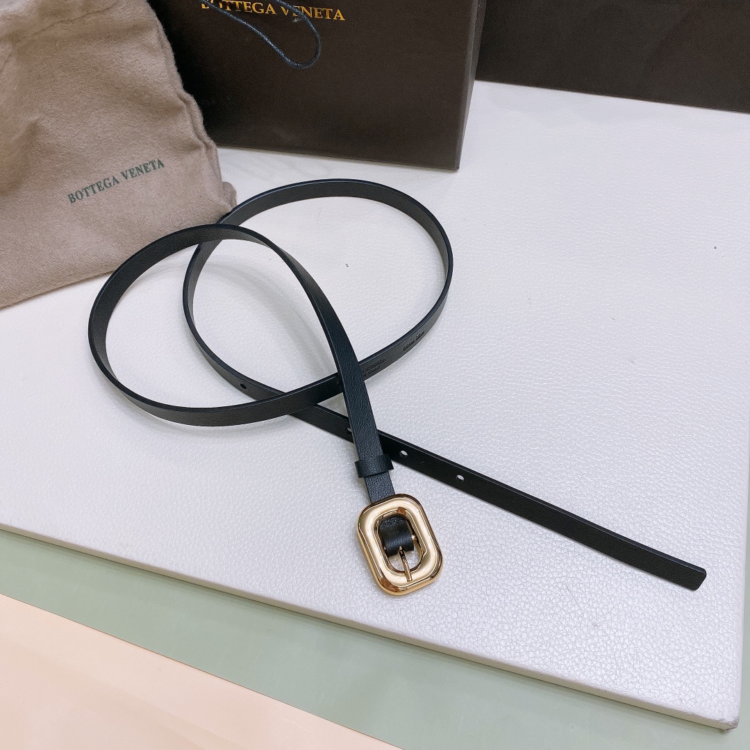 Ms. BV Belt Purchase Guide: Chan Link Double-Sided Calfskin Belt with Brass Buckle - 图片 5