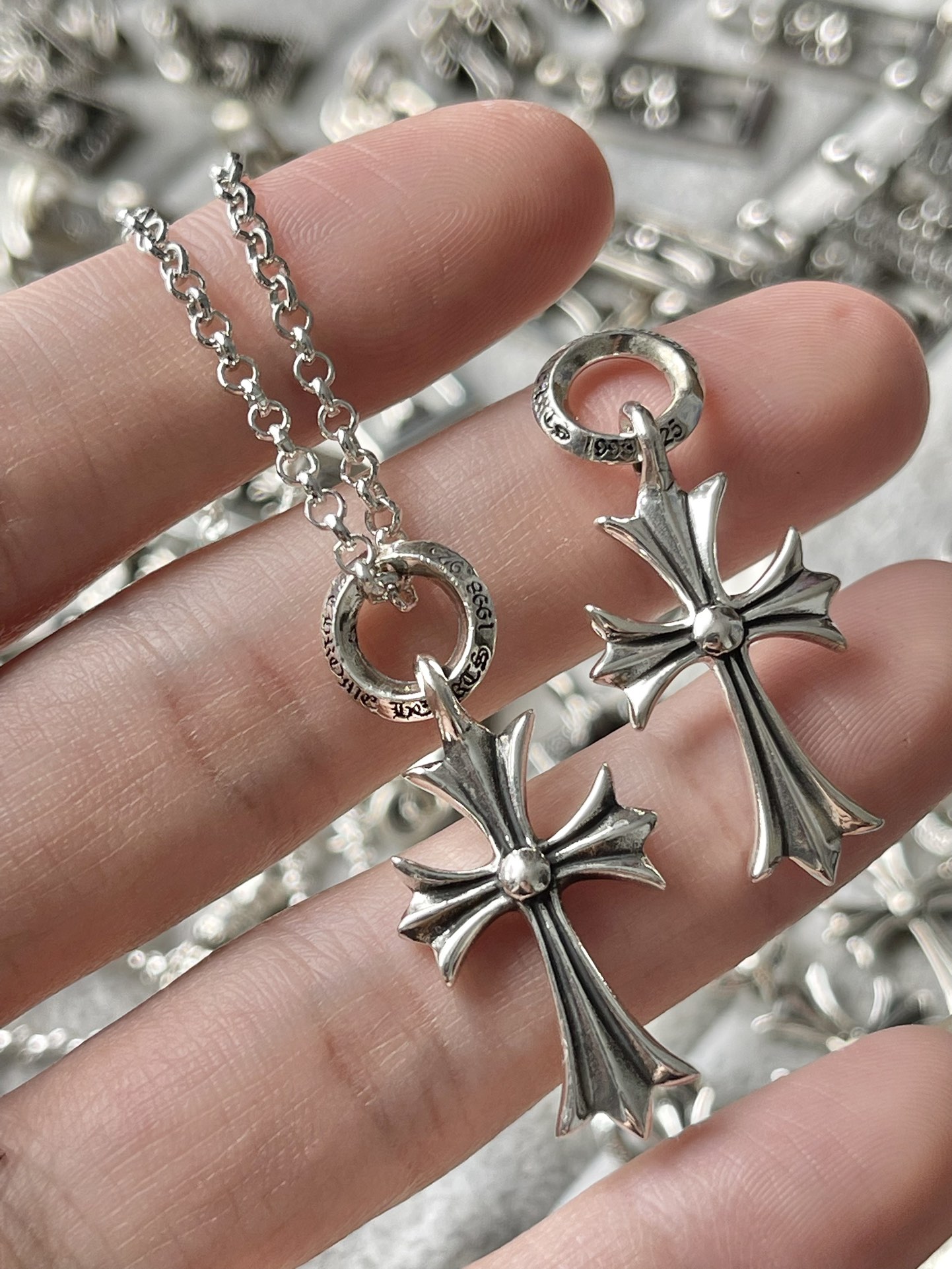Chrome Hearts 克罗心 圆环十字架项链