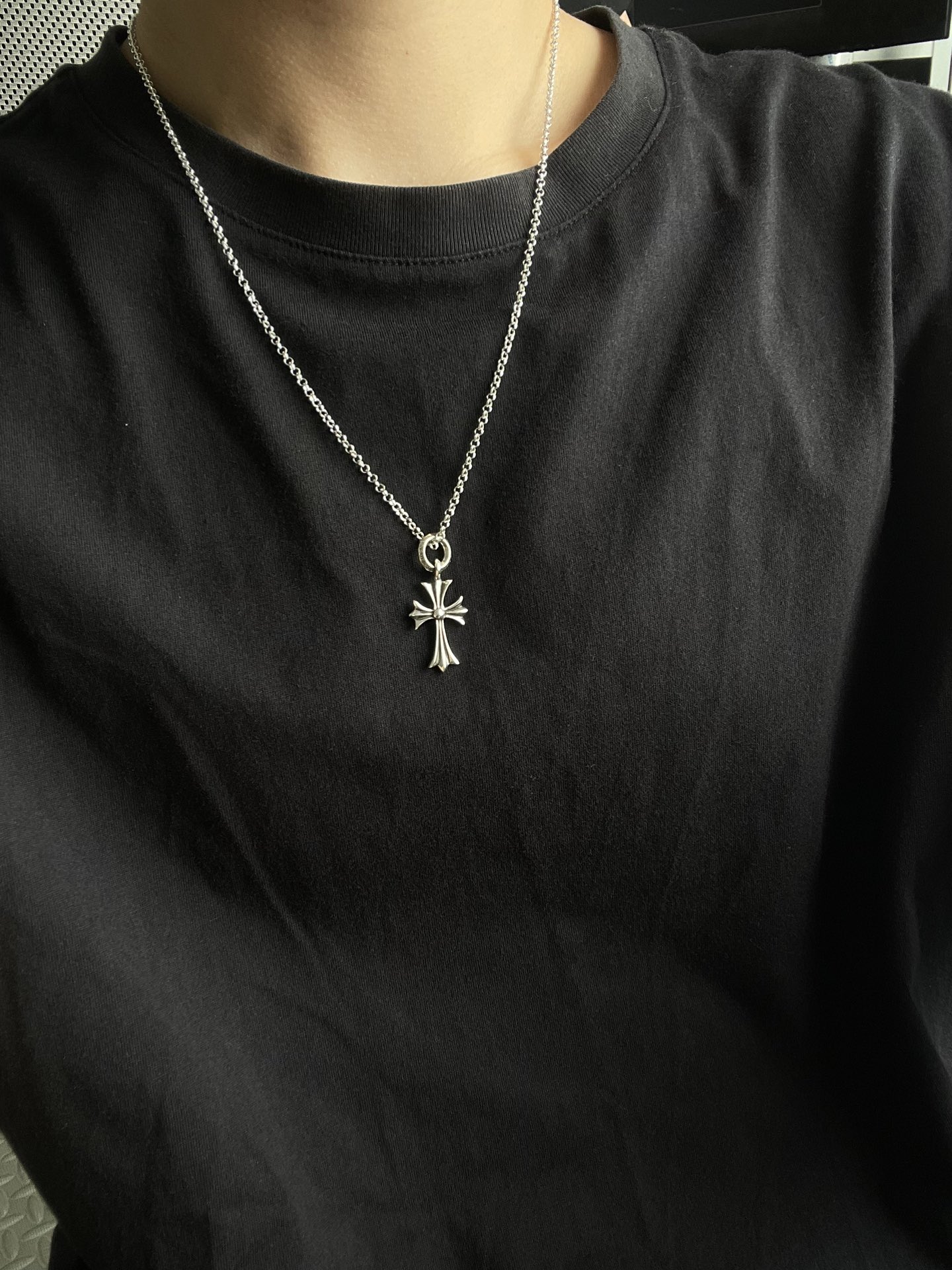 Chrome Hearts 克罗心 圆环十字架项链