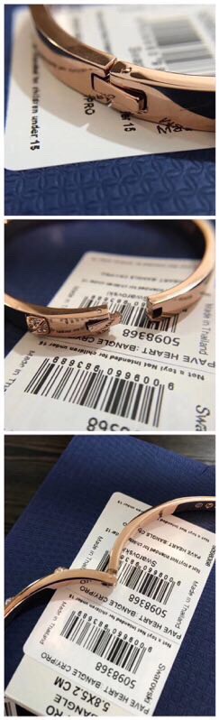 Title: Schwartz Pyramid Bracelet with Golden Rose VD and Crystal Imitation Summary: Elegant bracelet with sharp horn design, transparent crystal, and versatile styling options for glamorous looks. - 图片 6
