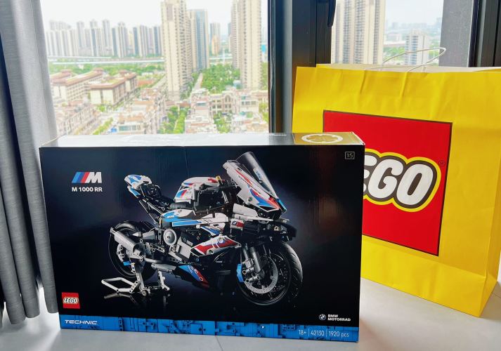 LEGO Technic BMW M 1000 RR Model Building Kit, Collectible Motorcycle Model
