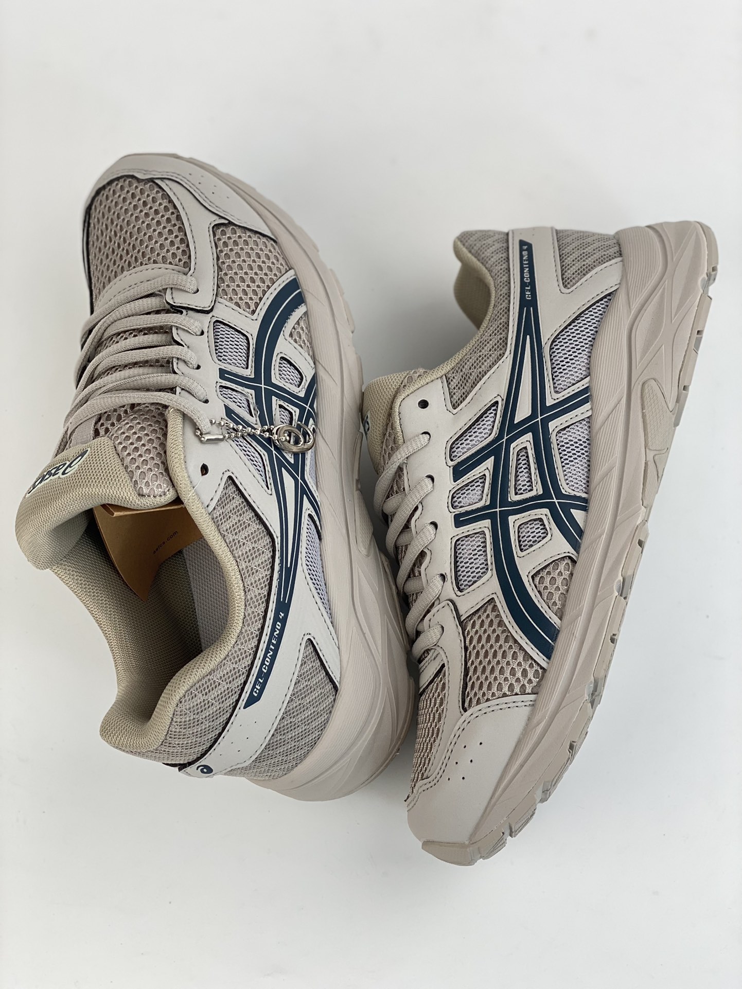 160 Asics Gel-Contend 4 灰蓝 亚瑟士减震防滑运动跑步鞋 T8D4Q-200