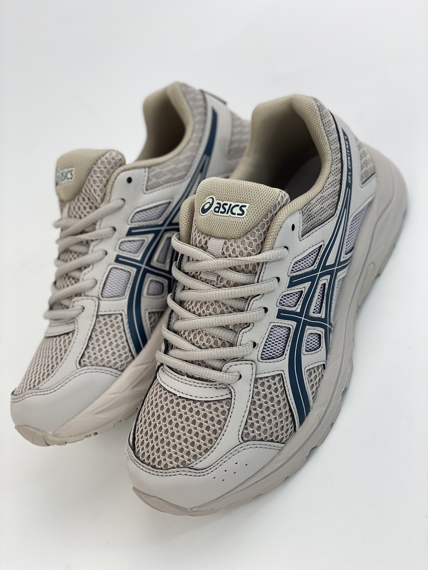 160 Asics Gel-Contend 4 灰蓝 亚瑟士减震防滑运动跑步鞋 T8D4Q-200