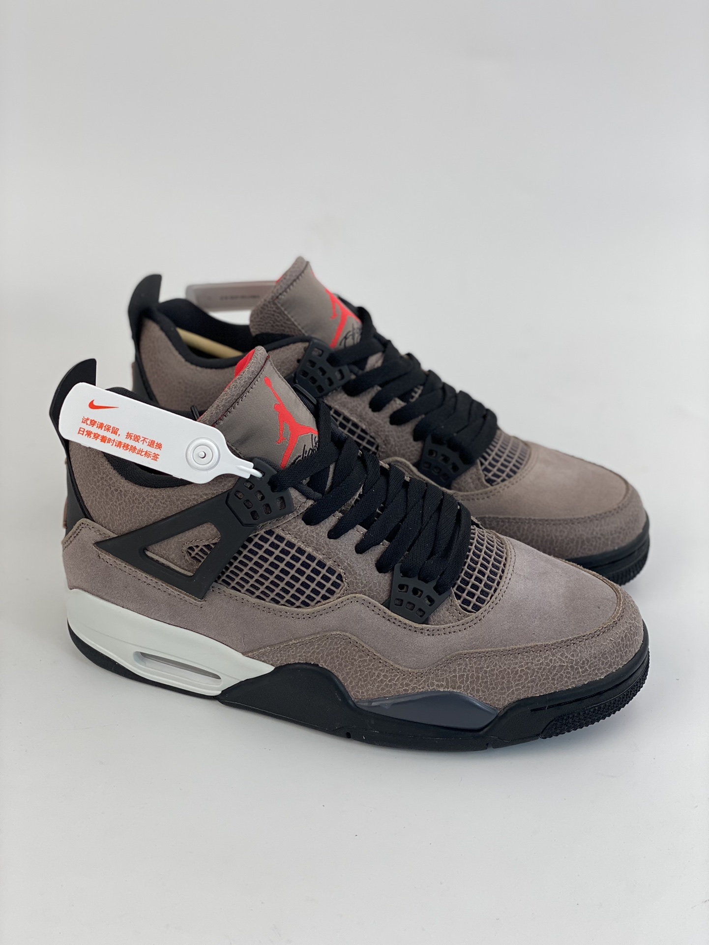 240 Air Jordan 4 Retro 麂皮摩卡黑棕 DB0732-200