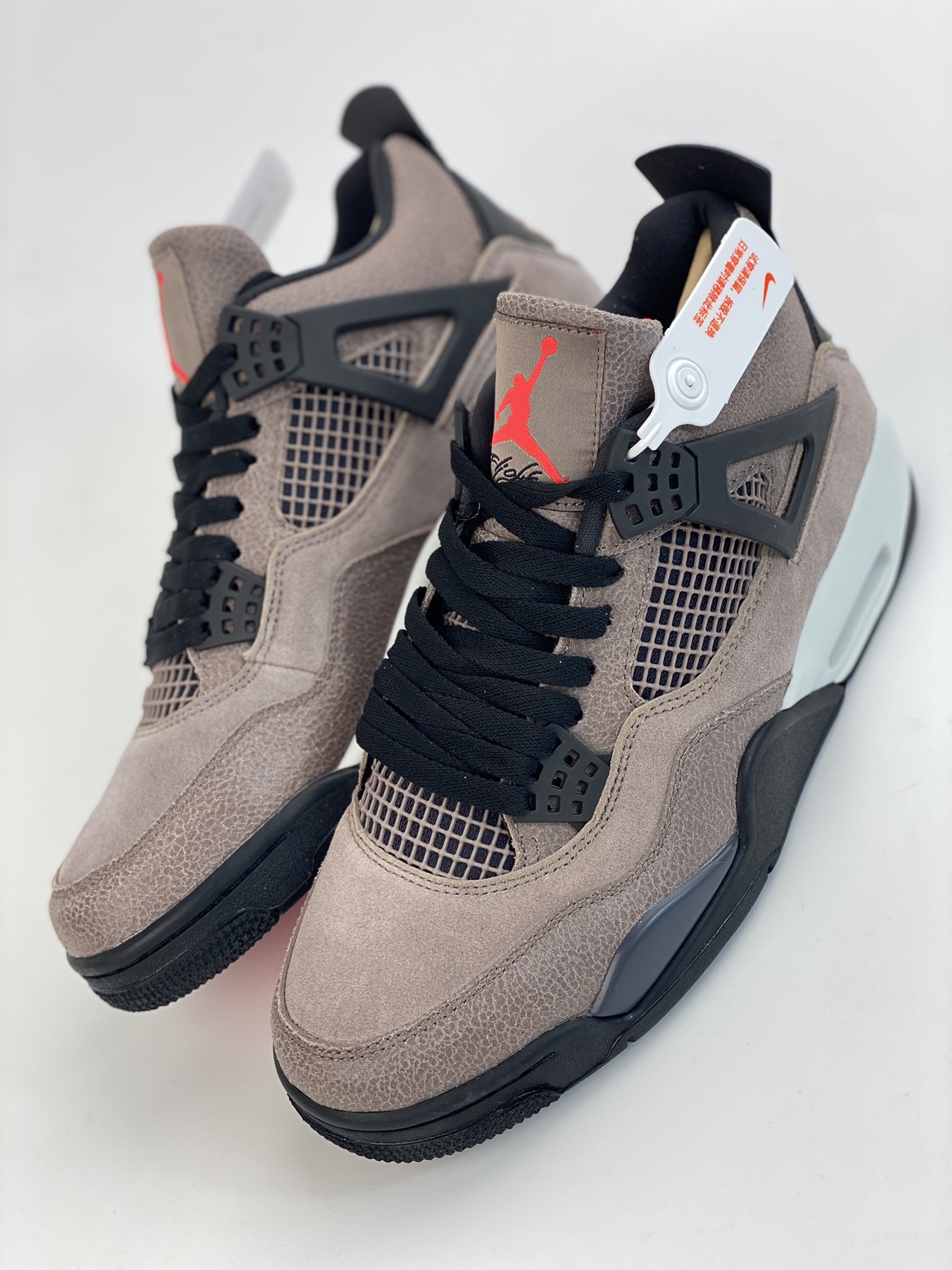 240 Air Jordan 4 Retro 麂皮摩卡黑棕 DB0732-200