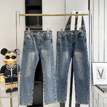 Dior Clothing Jeans Embroidery Unisex Spring/Summer Collection