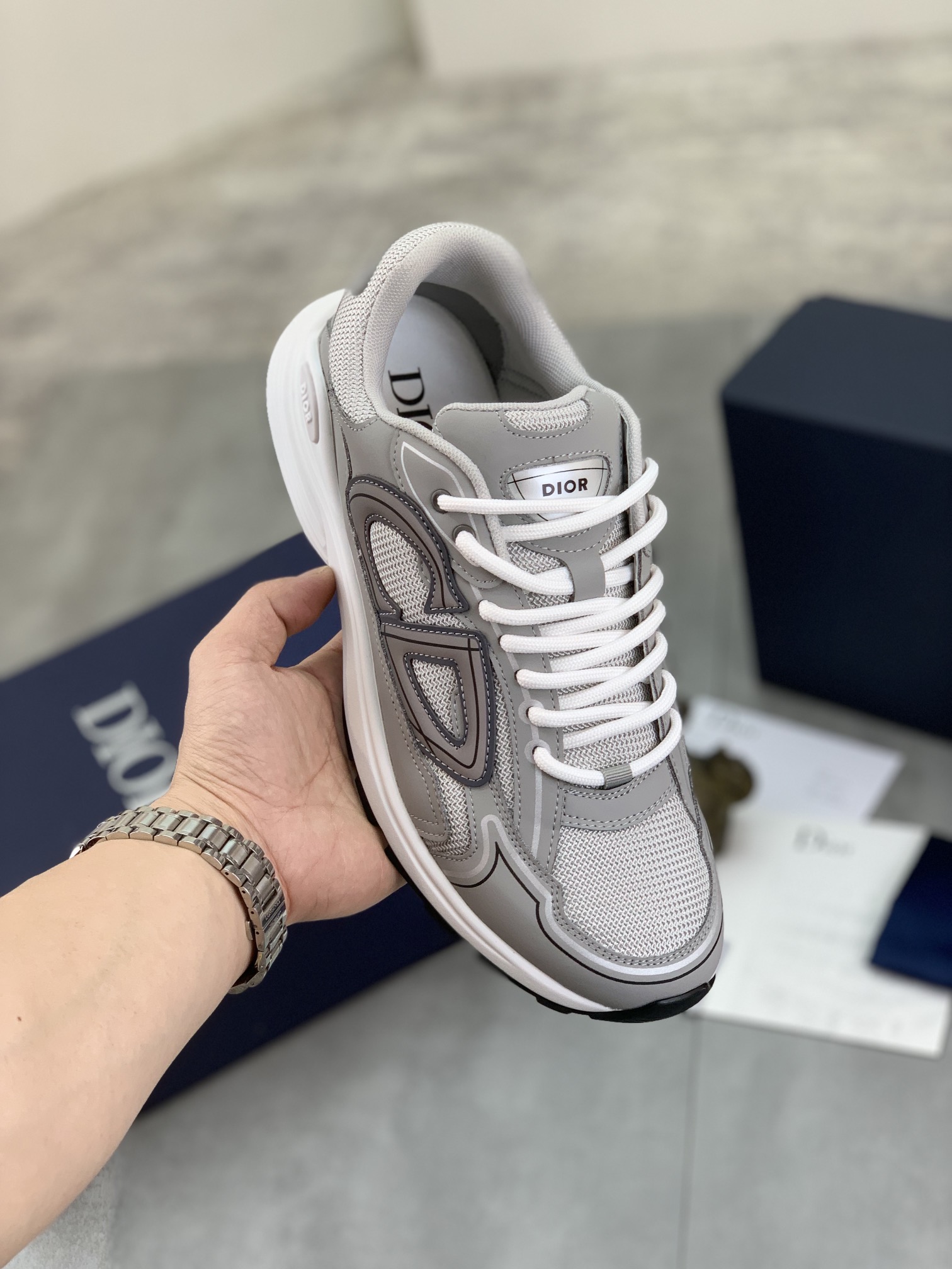 precio de fábrica P260 de alta calidad Dior modelos de parejas de gama alta superior zapatos deporti