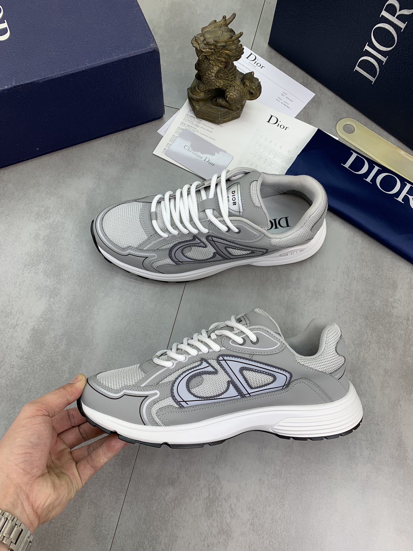 precio de fábrica P260 de alta calidad Dior modelos de parejas de gama alta superior zapatos deporti