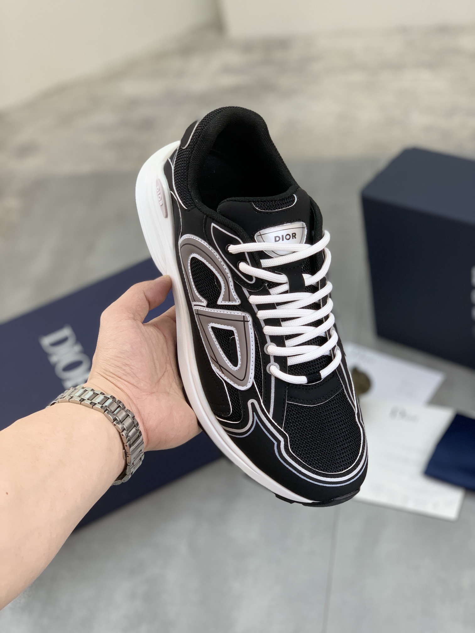 precio de fábrica P260 de alta calidad Dior modelos de parejas de gama alta superior zapatos deporti
