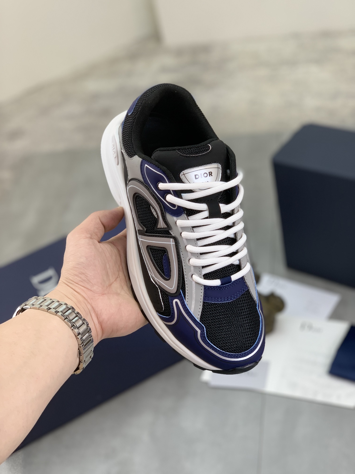 precio de fábrica P260 de alta calidad Dior modelos de parejas de gama alta superior zapatos deporti