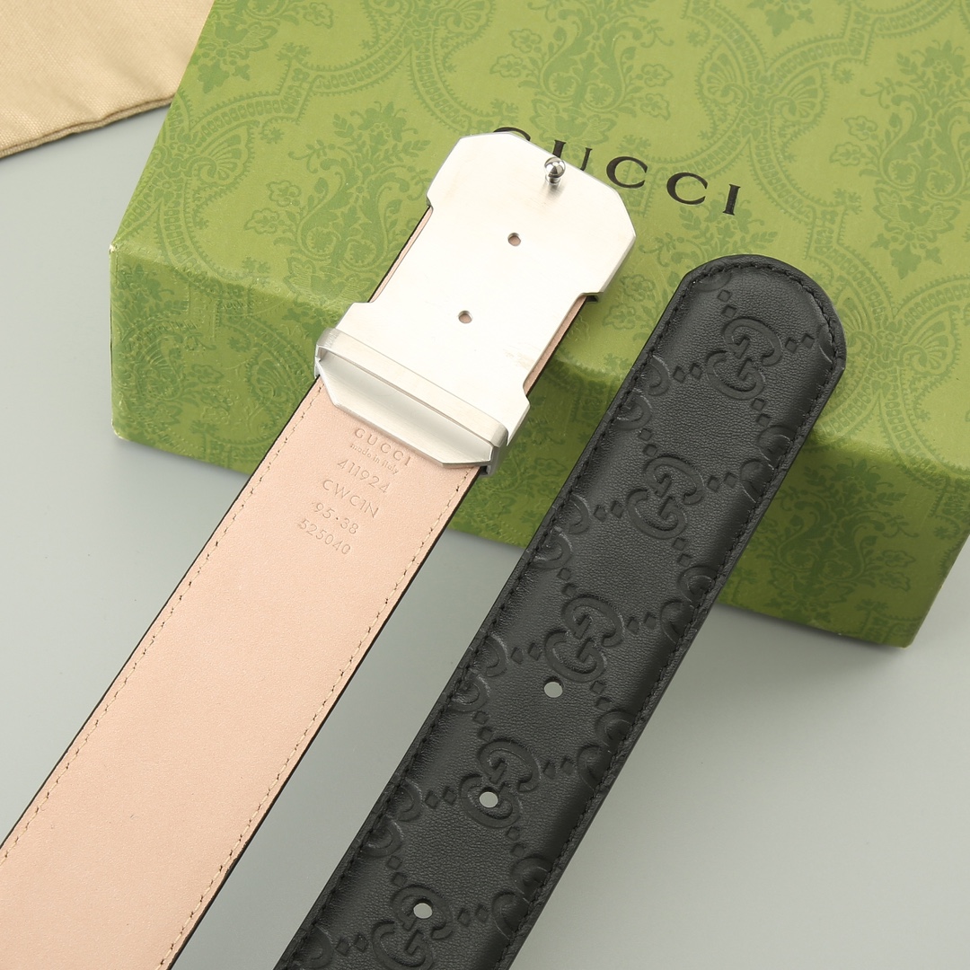 Gucci️头层牛皮宽3.8CM官网