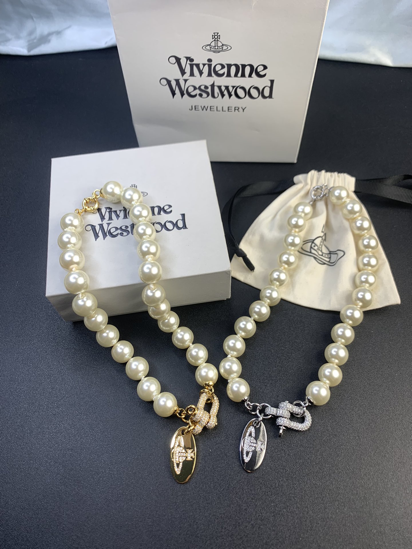 NO:103411,Queen Mother's Full Diamond Horseshoe Pearl Necklace, Super Texture, Queen Mother's Necklace, Necklace19860909西太后满钻马蹄珍珠项链,质感超强,西太后项链,necklace,Jewelry