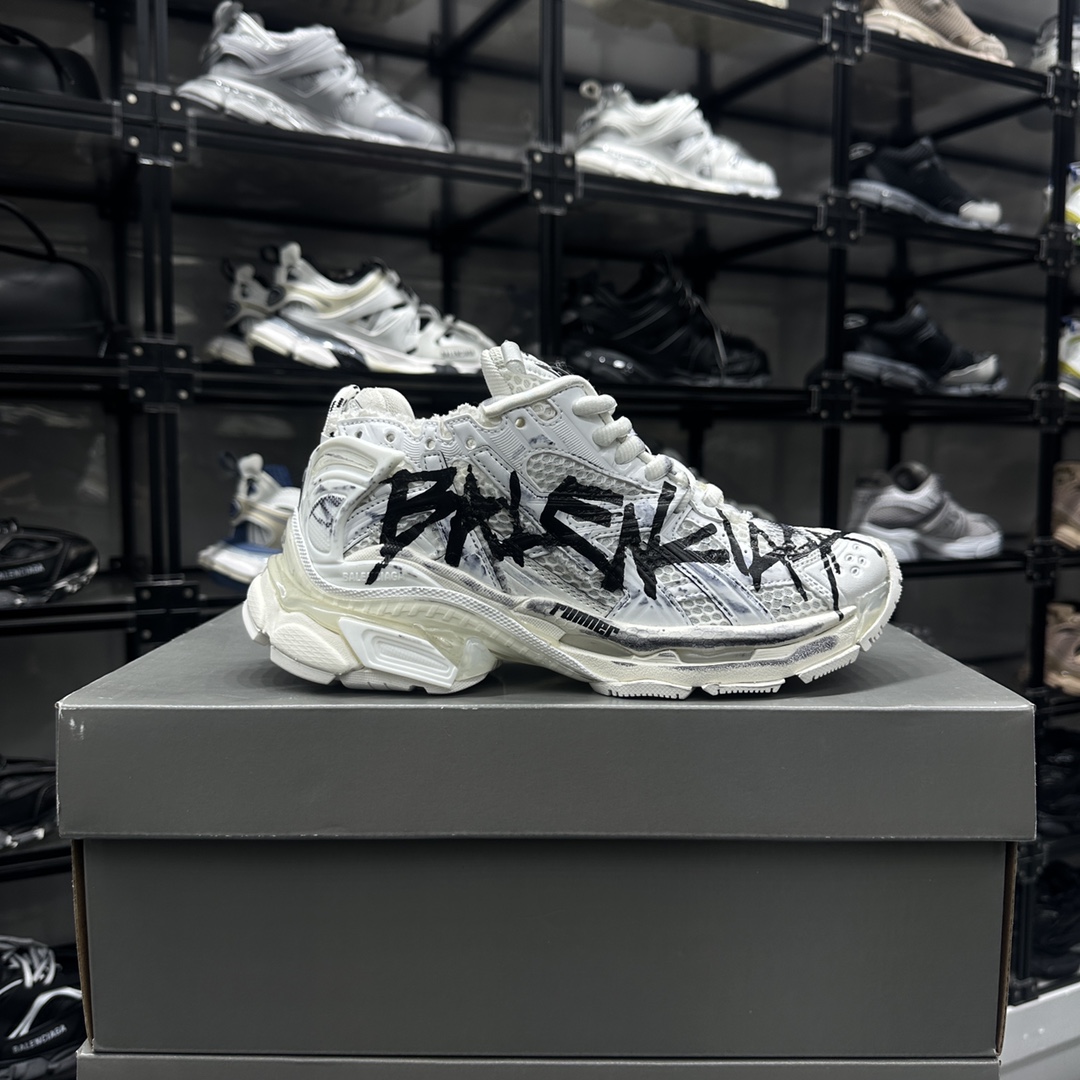 NO:747017,Ordinary national treasure bar, detailed appreciation BALENCIA*RUNNER, dad shoes, balenciaga19860909普通国宝吧 细节鉴赏  BALENCIA*RUNNER,老爹鞋,balenciaga,Women's Shoes