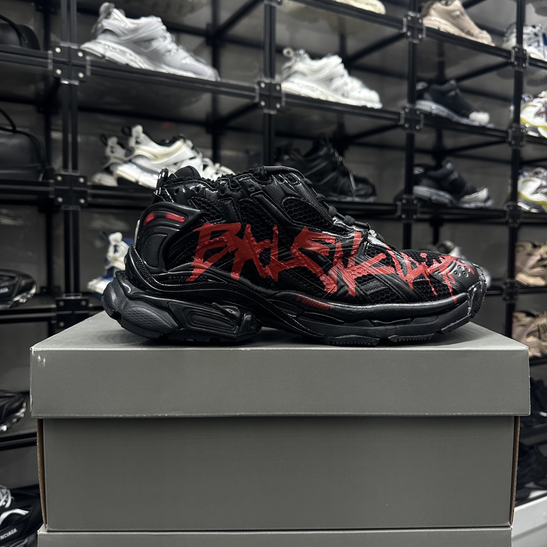 NO:747007,Ordinary high version 450 details appreciation BALENCIA*RUNNER, dad shoes, balenciaga19860909普通高版本450 细节鉴赏  BALENCIA*RUNNER,老爹鞋,balenciaga,Women's Shoes