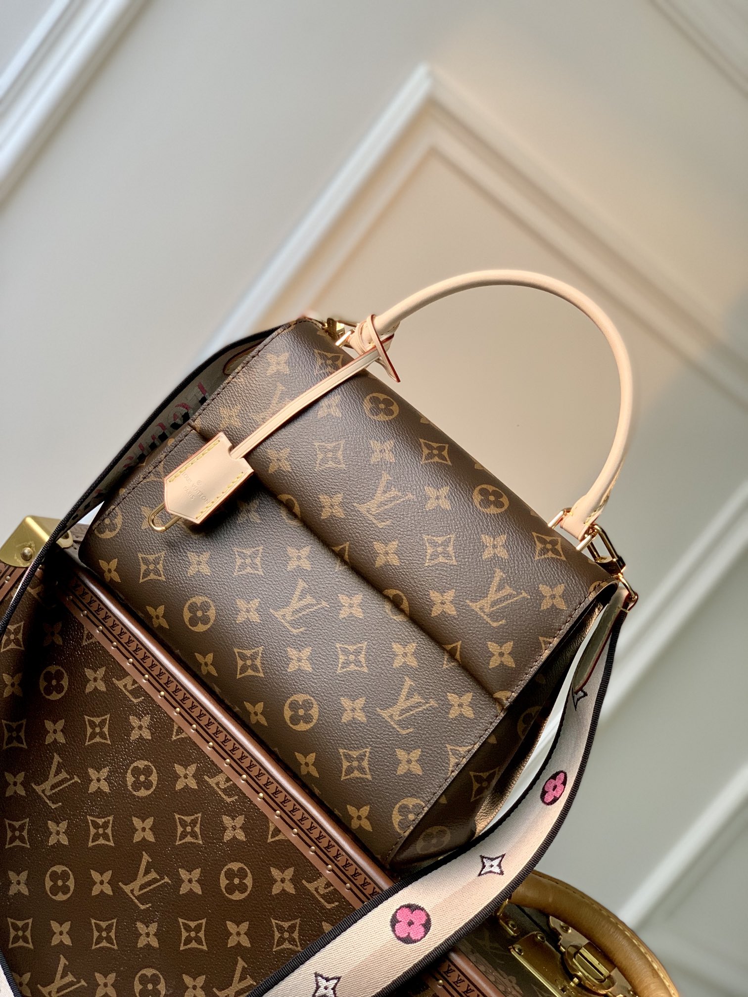 Louis Vuitton LV Cluny Bags Handbags Black M46054