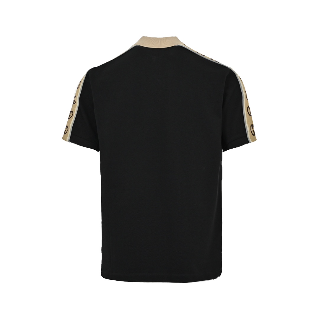 Gucci/古驰 20ss 反光织带Polo短袖