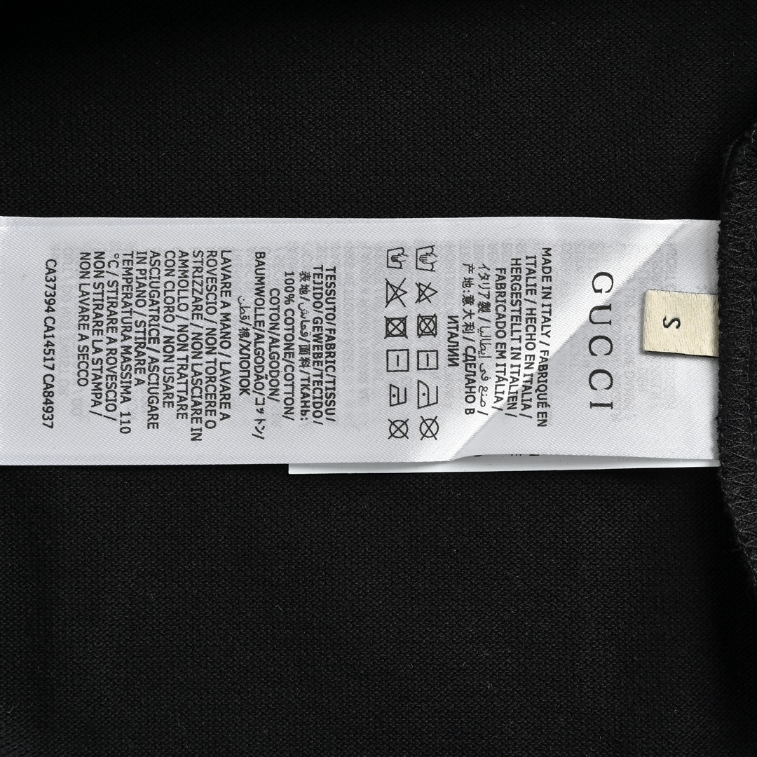 Gucci/古驰 20ss 反光织带Polo短袖