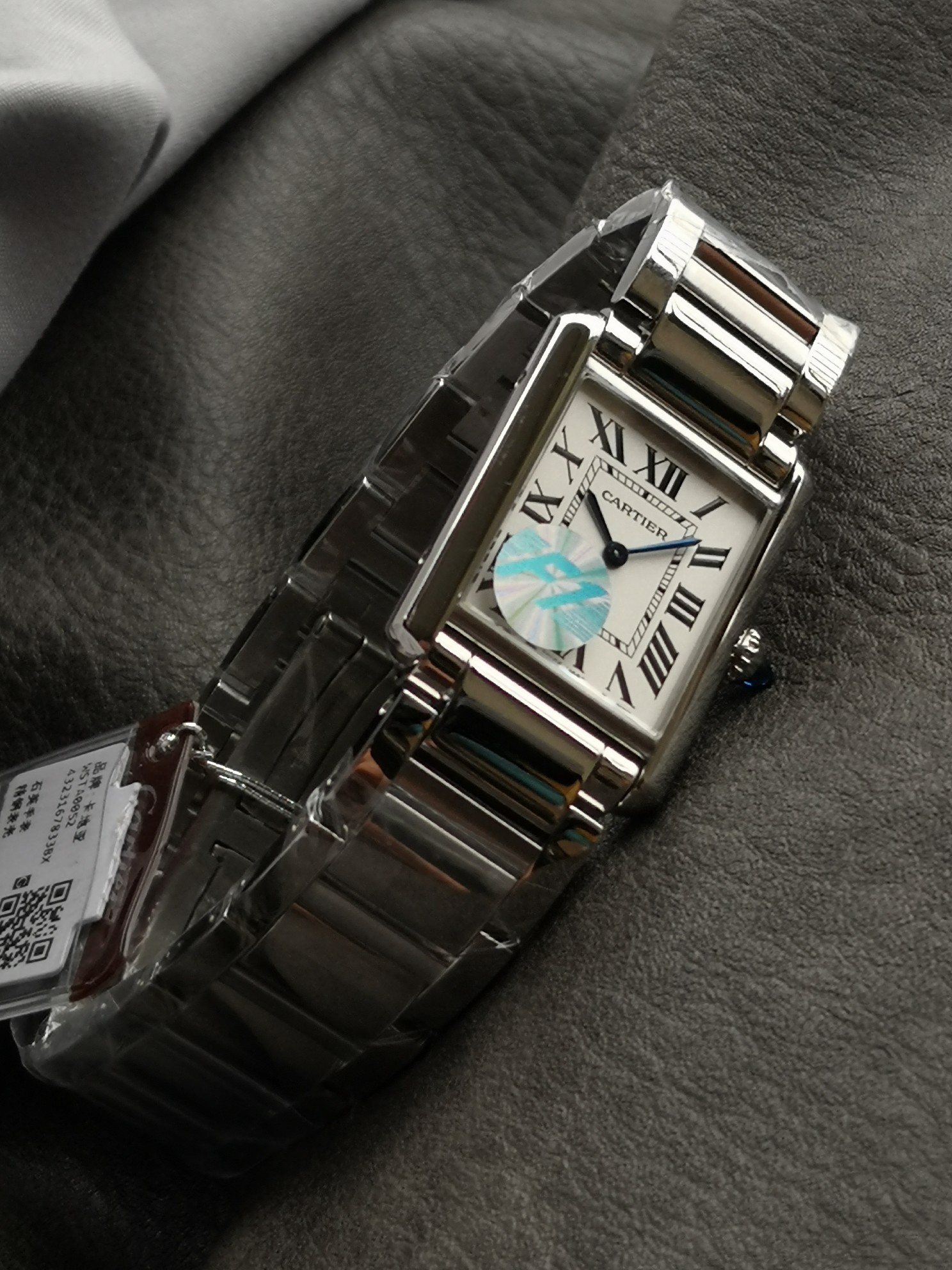 Cartier Orologio da Polso Blu Quartz Movement