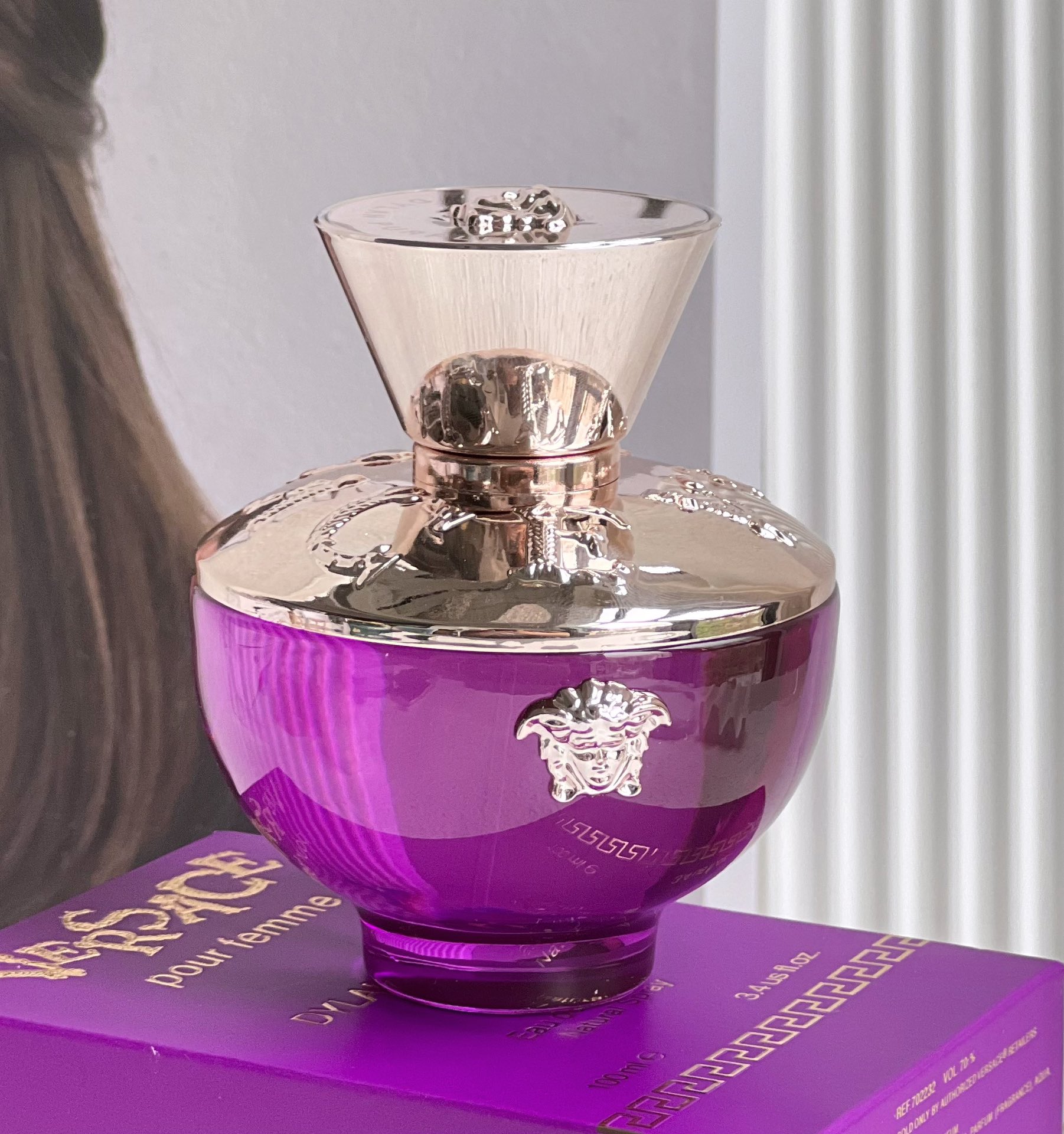 VERSACE范思哲紫色半岛记忆海神女士香水100ml 4