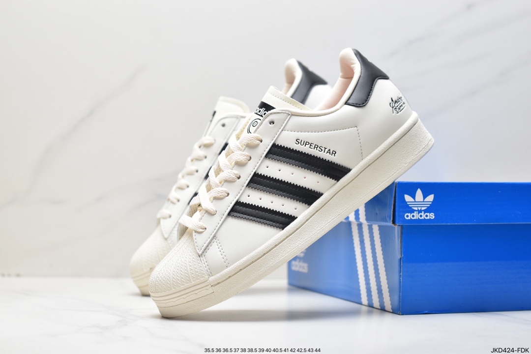 Adidas Originals Superstar Shell Toe Classic All-match Casual Sports Shoes GZ2203