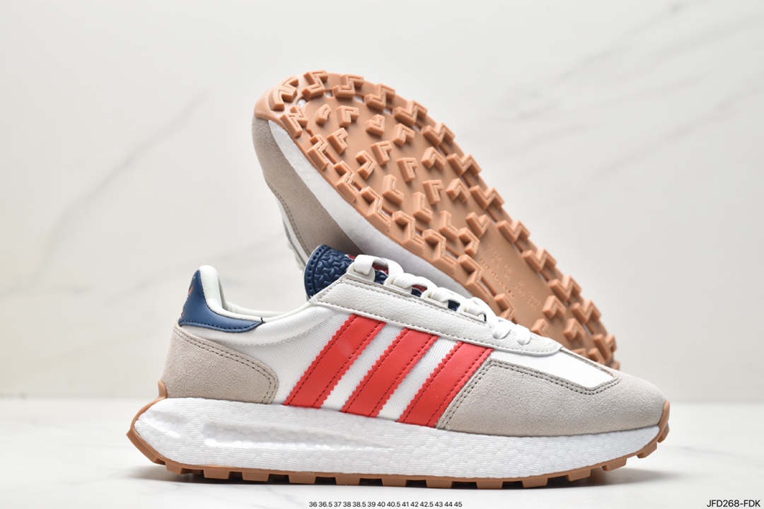 adidas Racing E5 Boost Prototype Speed ??Lightweight Retro Series GW6776